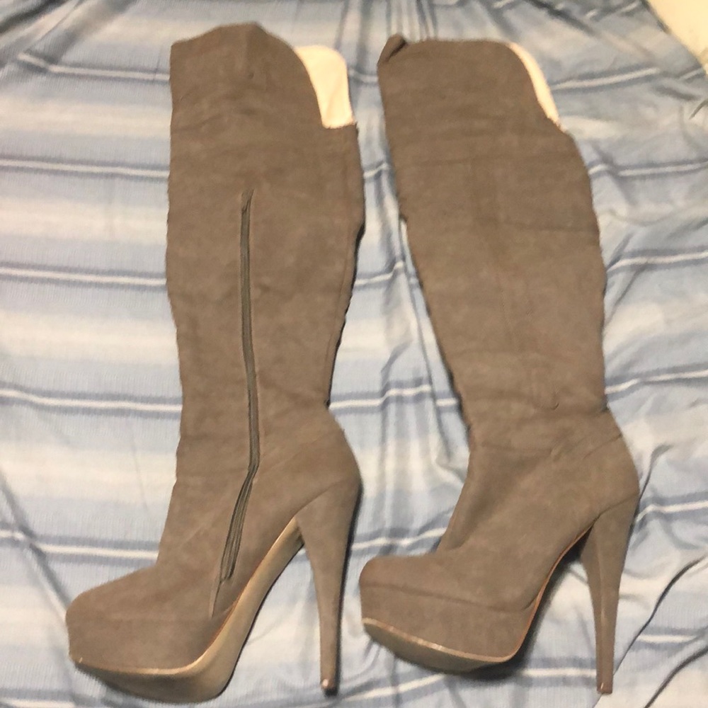 Tan boots